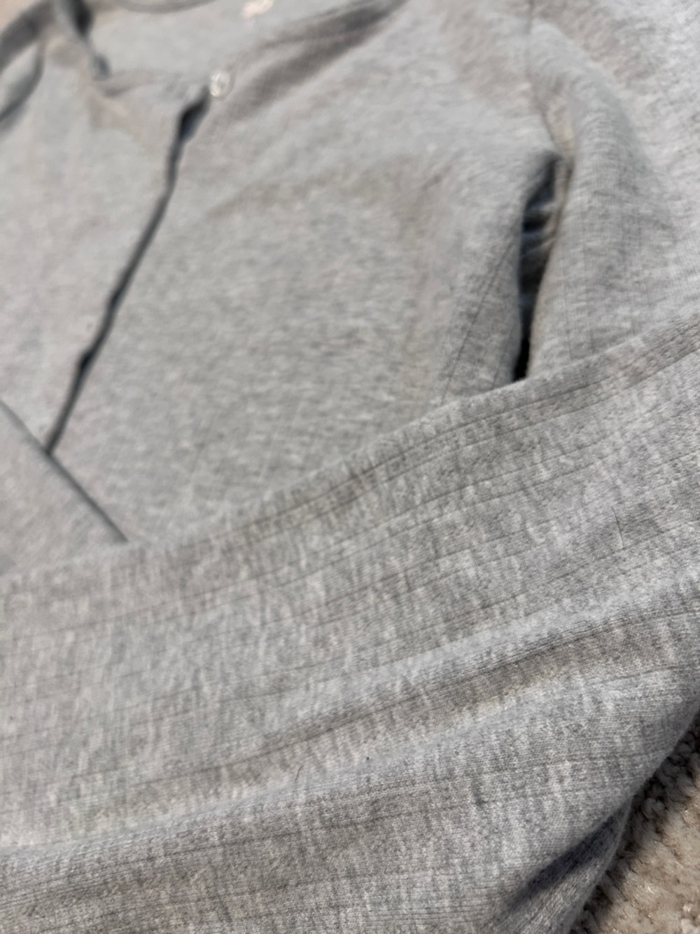 SO Gray Ribbed Long Sleeve Button-Up Tee - Picture 5 of 8